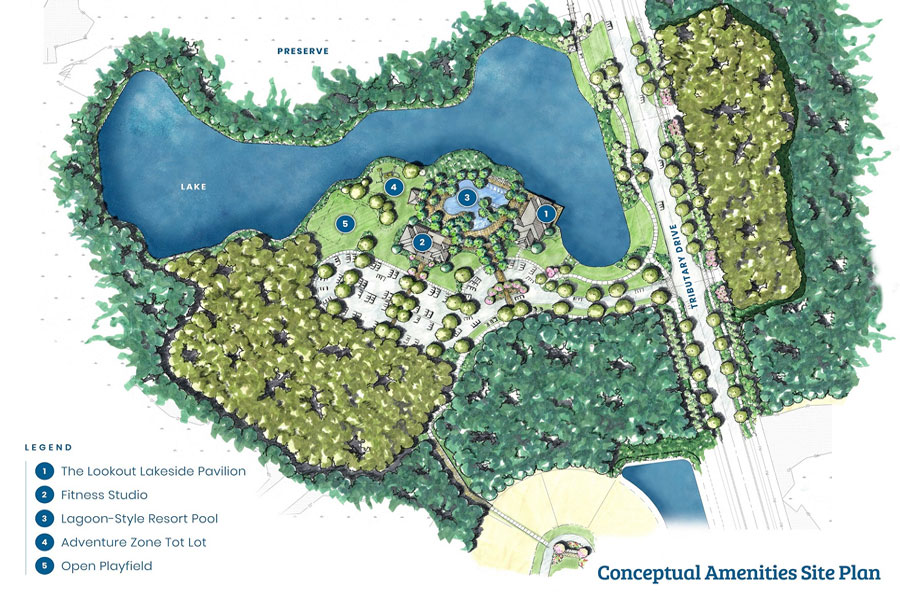 Conceptual Amenities Site Plan