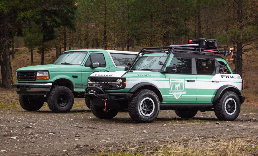 Bronco, Filson to Support Forest Firefighters, National Forest Foundation; Reveal Bronco + Filson Wildland Fire Rig Concept