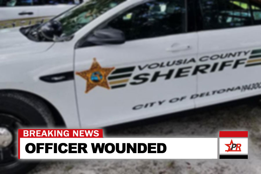 OFFICER WOUNDED IN SHOOTING