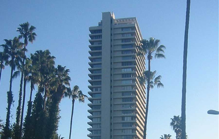 Built by world famous Architect Jack Charney, The Sierra Towers overlooks Beverly Hills and is said to be the most iconic, architecturally significant high-rise building in Los Angeles.