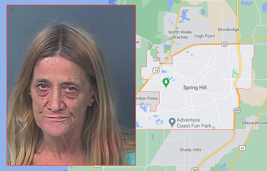 The owner of the residence, Derby Morgan, 66, was placed under arrest and charged with possession of a controlled substance, possession of a new legend drug without a prescription, possession of methamphetamine and possession of paraphernalia. Her bond was set at $12,000.    