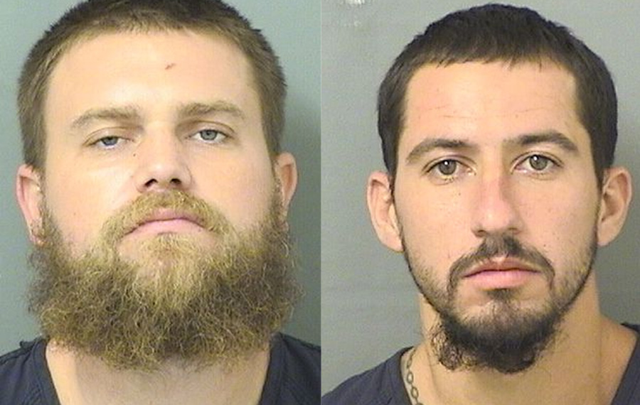 The driver was identified as William J. Manosh, 30, of West Palm Beach, and the passenger was identified as Joshua Santiago, 26 of Lake Worth. The suspects were found to be in possession of Gandhi’s gift cards, $293 in cash, and several miscellaneous credit cards.