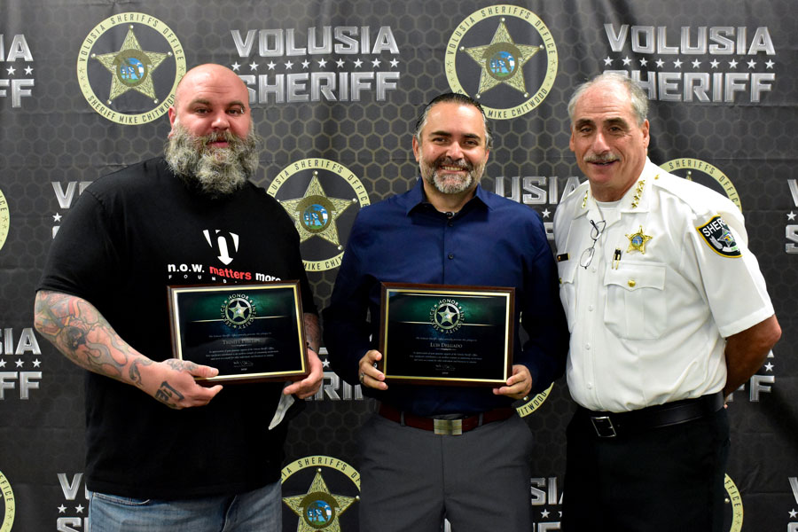 The sheriff also recognized Luis Delgado, founder of N.O.W. Matters More, and Trinity Phillips, president, with the Civilian Award for their significant contribution and excellent example of community involvement.