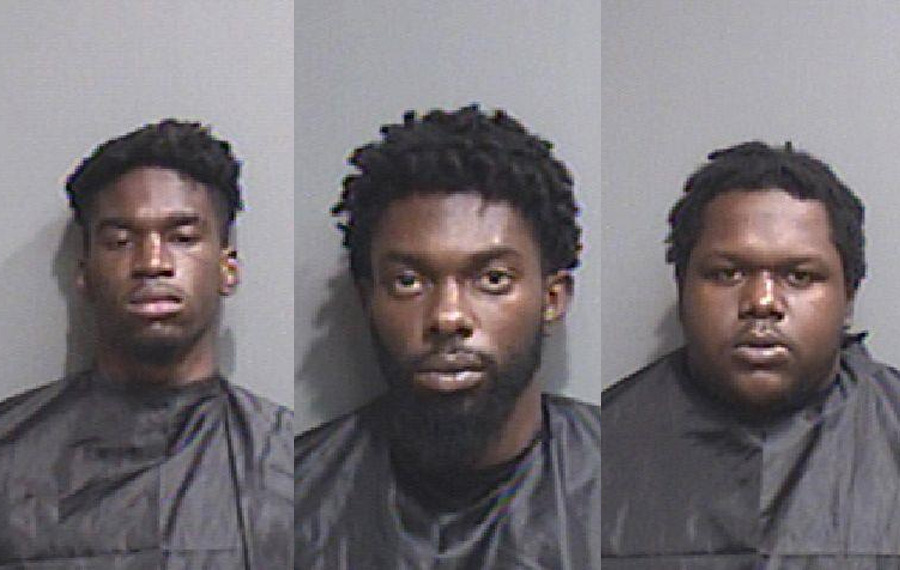 18-year-old Jamey Jahiem Bennet (left) was arrested and charged with Shooting a Missile at a Dwelling. 25- year-old Paul Philippe Pajotte (center) was arrested and charged with Shooting a Missile at a Dwelling and Possession of a Weapon by a Convicted Felon. 21-year-old Randy Alexandre (right) was arrested and charged with Shooting a Missile at a Dwelling. 