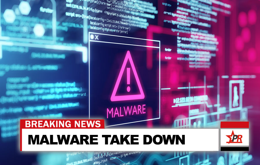 MAJOR MALWARE TAKE DOWN