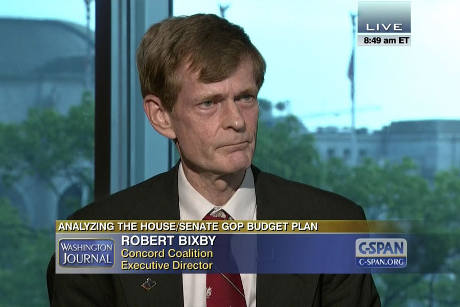 Robert L. Bixby is executive director of The Concord Coalition, a nonpartisan organization that encourages fiscal responsibility in Washington and helps educate the public about the federal budget and the need to protect our children and future generations from excessive government debt. 