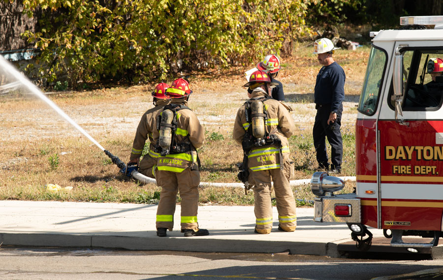 The fire was reported around 7:15 a.m. Sunday. Firefighters from Volusia County, Ormond Beach and Holly Hill extinguished the flames. The victim, who had been pulled from the doorway of the shed by a witness, was pronounced dead at the scene. 