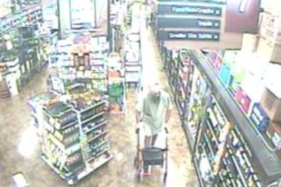 According to authorities, the elderly male shown entered Total Wine, selected a bottle of alcohol, removed it from the box and concealed it, then excited the store. This incident occurred yesterday, Tuesday, February 23, 2021. The Total Wine is located in the 900 block of South State Road 7 in the Village of Wellington.