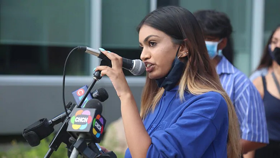 The report says Ahona Mehdi, 18 years old, was, at times, silenced and singled out by members of the HWDSB. The report also states trustees made racist comments about Black and Muslim people and did not understand the concept of equity and did not understand that it is racist to state that