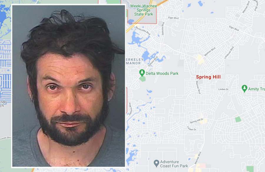 Israel Huron, 42, an employee of the City of San Antonio, Florida, n was charged with conveyance burglary, petit theft and driving under the influence. He was transported to the Hernando County Detention Center where his bond was set at $7,000.