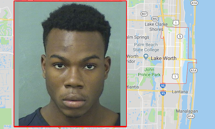 18 year old Immason Dorcely, of Lake Worth Beach, was charged with burglary of an occupied dwelling unarmed and second degree larceny/petit theft. He bond was set at $3,000.