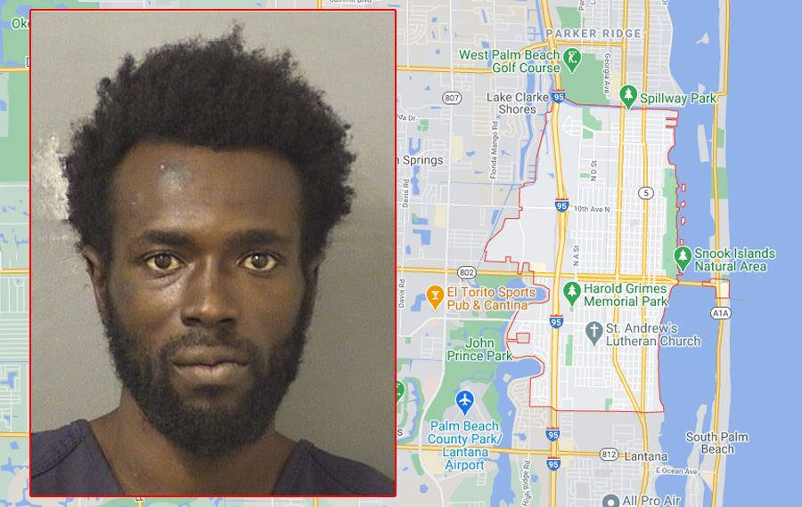 After an investigation, Jhon-Smith Saint-Eloi, 29, was transported to the Palm Beach County Jail where he was booked on two separate counts of criminal mischief. According to the Palm Beach County Sheriff's Office, Saint-Eloi confessed to committing the crime.