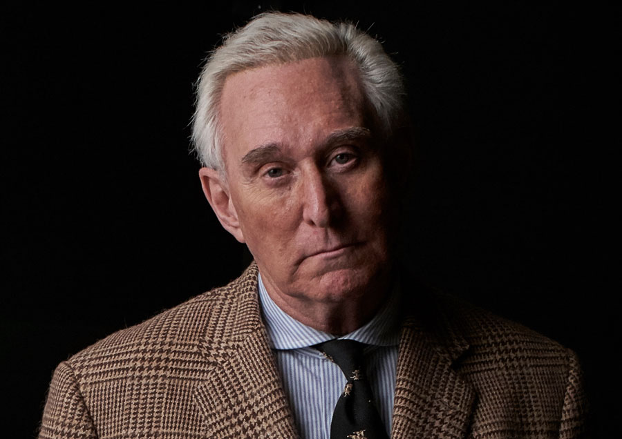 Roger Stone at Book Signing Party for "The Making of the President 2016: How Donald Trump Orchestrated a Revolution" - Editorial credit: Cornelius O'Donoghue / Shutterstock.com, licensed.
