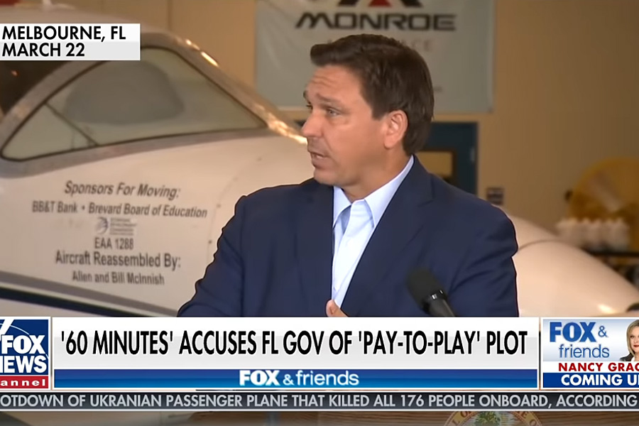 Florida Governor Ron DeSantis sounded off on Fox News against on 60 Minutes saying. A lot of Americans don’t believe corporate media anymore for precisely this reason. they edited out all of the key facts. I gave a very detailed two minute response at the press conference. they edited out all of the facts. There’s even more.