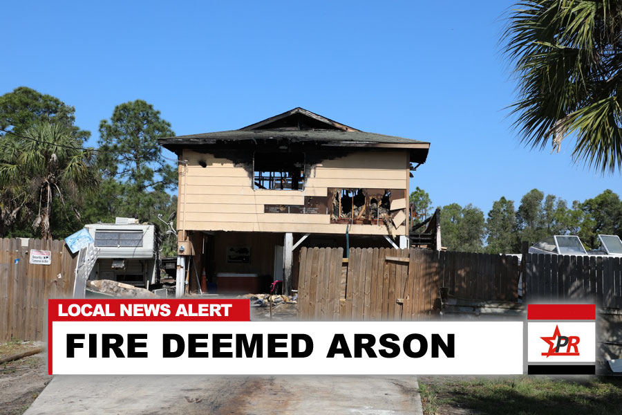  FIRE DEEMED ARSON