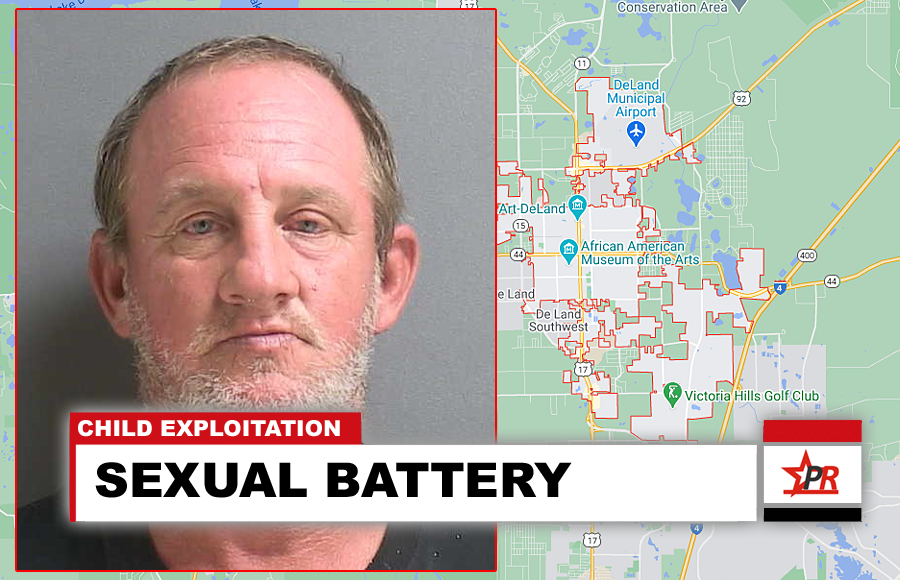 Wes Brough, 48 of DeLand, was identified as the subject seen in several videos sexually abusing a 4 to 5-year-old girl.