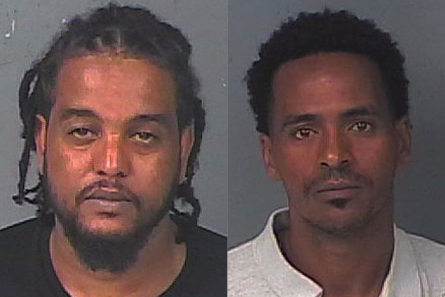 Upon execution of the search warrant, two employees, Samson Baryamichael, 33, (left) and Nayizg Nuwayu, 31, (right) were each charged with Keeping a Gambling House, in violation of Florida State Statute 849.01. They were transported to the Hernando County Detention Center where their bonds were set at $1,000 each.