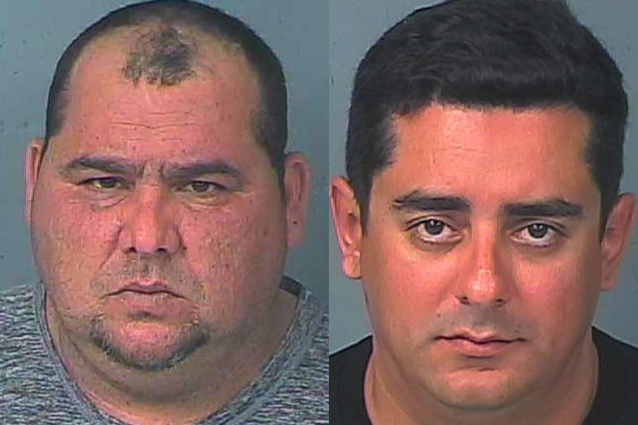 45 year old Mayquel Simon-Hernandez (left) z was charged with trafficking in counterfeit cards, organized fraud, criminal use of personal identification information, possession of personal identification information, and unlawful conveyance of fuel.  36 year old Yoandry Almanza-Lara was charged with trafficking in counterfeit cards, organized fraud, and unlawful conveyance of fuel.