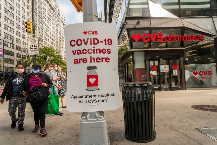 The Centers for Disease Control and Prevention recorded 182,874 wasted doses as of late March, three months into the country’s effort to vaccinate the masses against the coronavirus. Of those, CVS was responsible for nearly half, and Walgreens for 21%, or nearly 128,500 wasted shots combined. File photo: Rblfmr, Shutterstock.com, licensed.