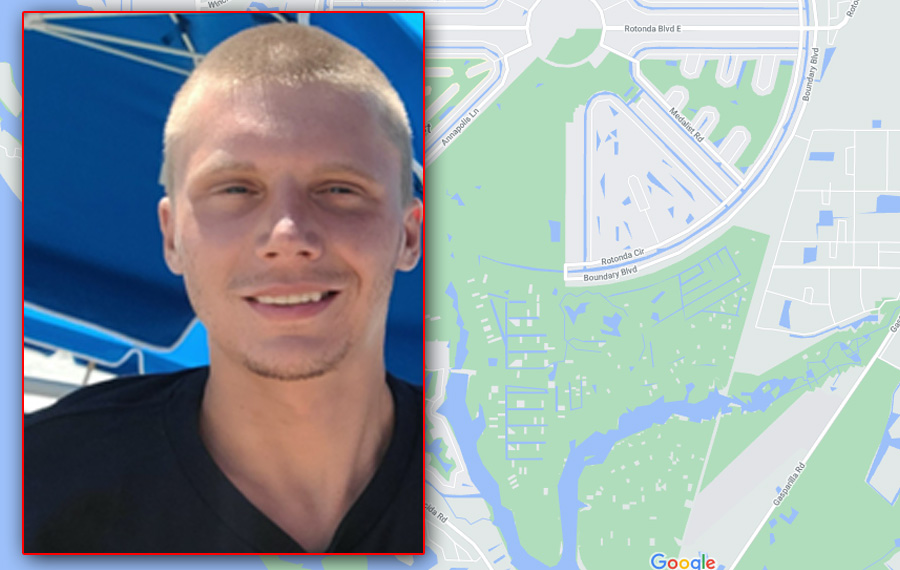 Justin Davis, 26, was last seen Wednesday at approximately 9 pm before leaving on a walk near his mother's home located on Bunker Road in Rotonda West. If you have any information on his whereabouts, please contact the Charlotte County Sheriff's Office at 941-639-0013