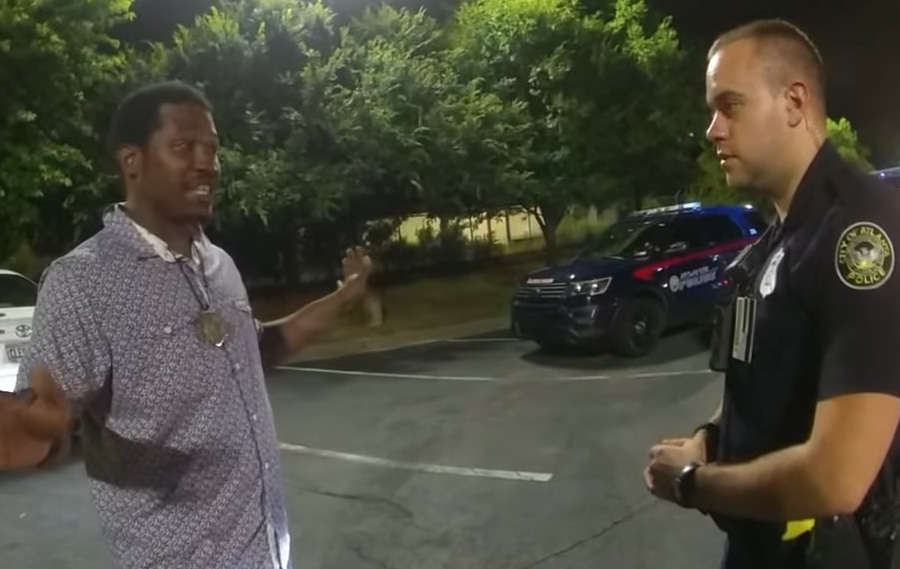 Devin Brosnan's body camera recorded police officer Garrett Rolfe questioning Rayshard Brooks in a Atlanta Wendy’s parking lot shortly before Brooks began resisting arrest with violence.