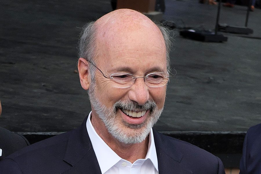 Democratic Governor Tom Wolf’s handling of COVID-19 – including mandatory business closures, mask-wearing, and remote home schooling – has been repeatedly criticized by the GOP since the start of the pandemic. File photo credit: Matt Smith Photographer, Shutterstock.com, licensed.