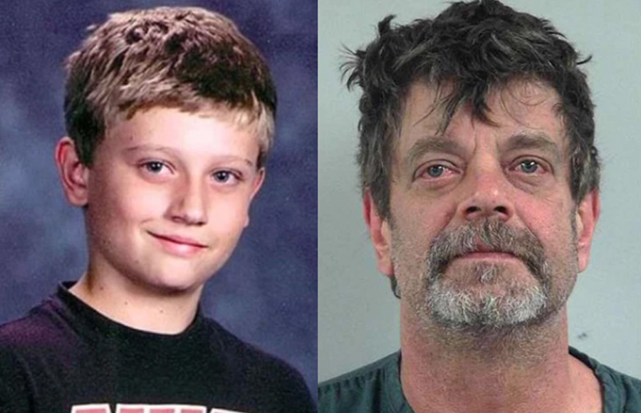 Mark Redwine, 59, is accused of murdering his 13-year-old son Dylan after images triggered a violent rage. Photo:: Splash News