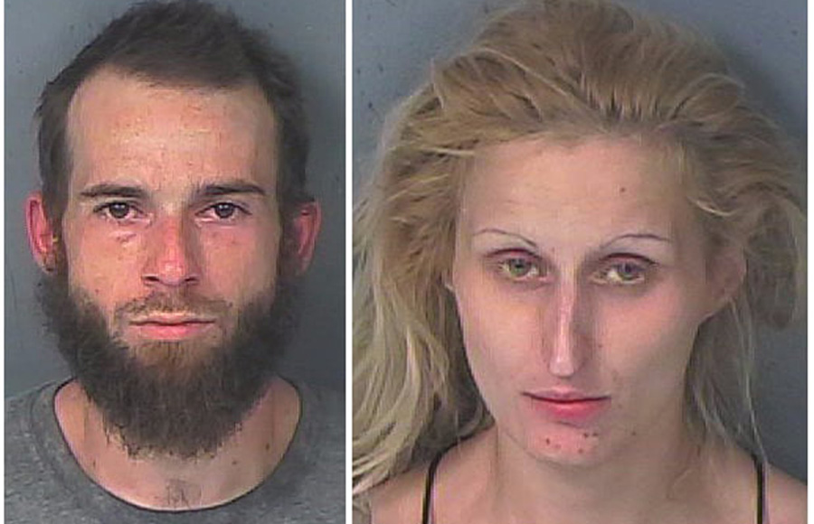 According to authorities, Joseph Blahous, 26, and Nicole Cawthron, 30 are responsible for numerous retail thefts and one structure burglary reported throughout Hernando County , over the course of a week. 