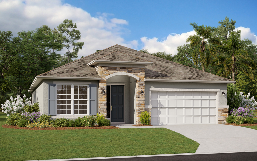 Located just south of Davenport near many Central Florida attractions, Cypress Park Estates offers a small-town feel right in the center of Hanes City – Polk County’s third largest city, according to Gerry Boeneman, president of Dream Finders Homes’ Central Florida division.