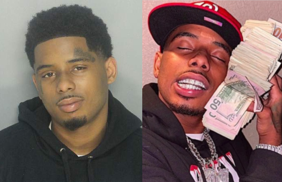 21-year-old Tennessee rapper Lontrell D. Williams (a/k/a Pooh Shiesty) be held without bond in a federal detention center pending trial on charges that he participated in a shooting of two men during a street purchase of marijuana and high-end sneakers. Photo: MDPD / SOUNDCLOUD.