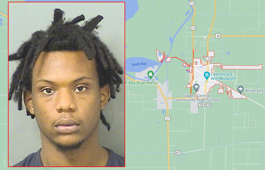 According to authorities, Tienorris Brown, 19, of Belle Glade, was located, arrested and charged with first degree murder and weapons charges.