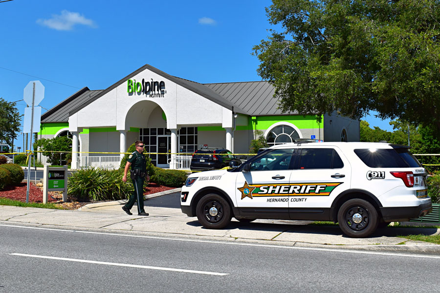 BioSpine Institute, 7101 Mariner Boulevard in Brooksville. Photo:: Hernando County Sheriff's Office.