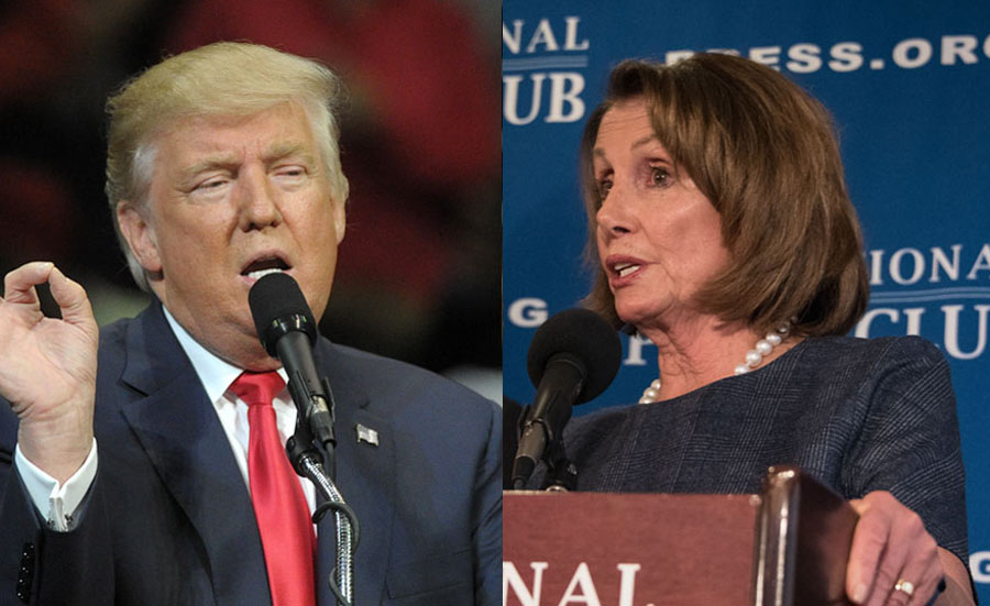 In the statement, released on Thursday, Former President Donald Trump claimed that House Speaker Nancy Pelosi’s comments were untrue and that, in contrast, the President was responsible for reducing global conflicts while in office