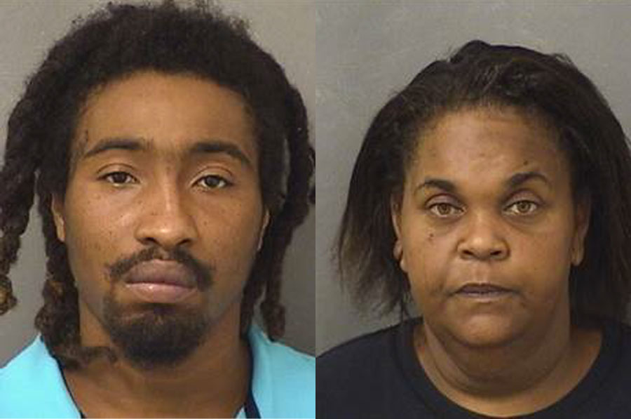 Charquez Giles, 26, of Riviera Beach and Latonia Clemons, 36 of Boynton Beach, were arrested and transported to the Palm Beach County Jail to face charges of Third Degree Felony Murder, Aggravated Manslaughter of a Child and Neglect of a Child. 