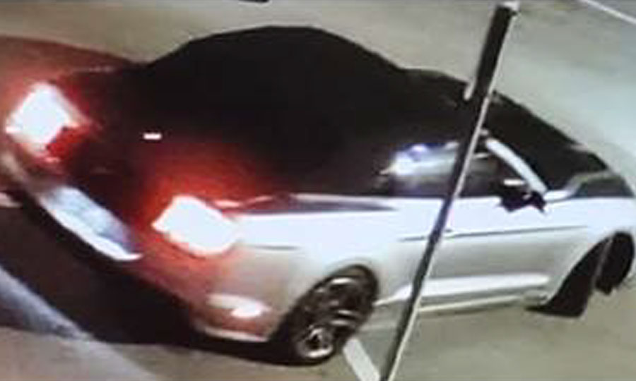  According to detectives, during the course of the investigation a vehicle appearing to be a newer model Ford Mustang convertible was identified as a vehicle of interest. The vehicle may have front end damage.