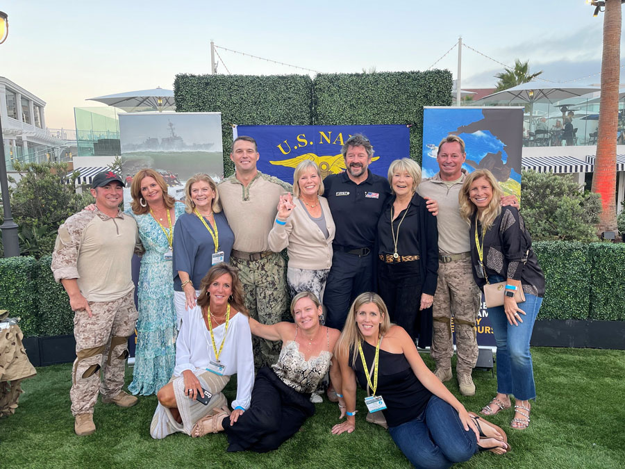 Berkshire Hathaway HomeServices Florida Network Realty Realtors connect with the Navy Seals during a special event at the Summit Conference. 