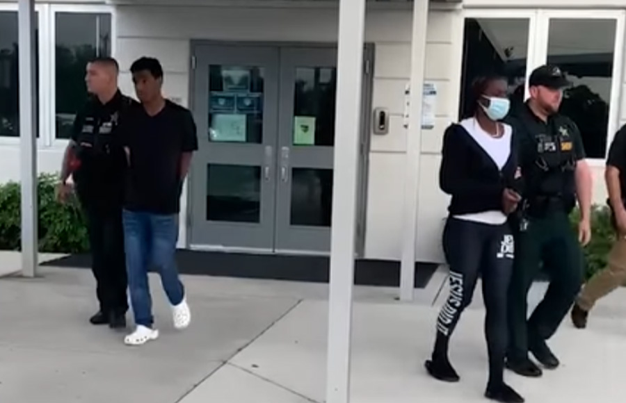 Both students were arrested and charged with Possession of Firearm on School Grounds. Both were transported and turned over to the Juvenile Assessment Center. 