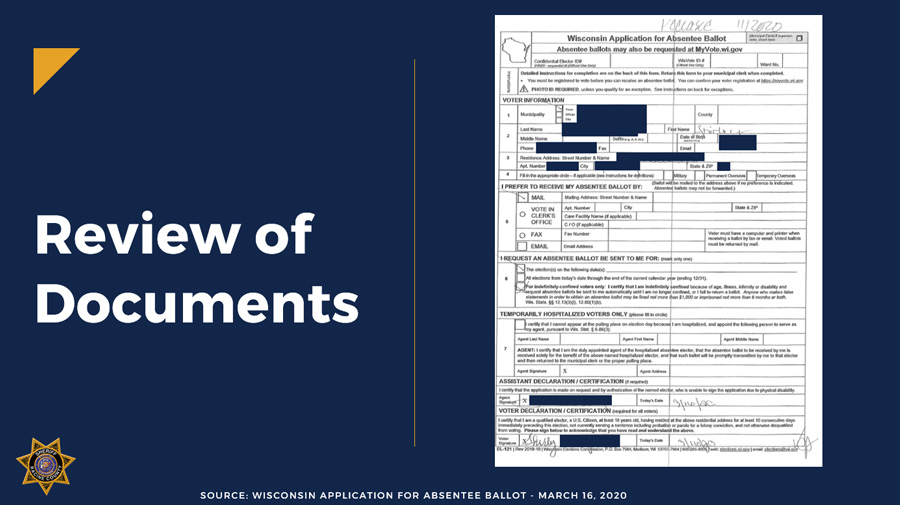  Illegal Directives Issued By The Wisconsin Election Commission