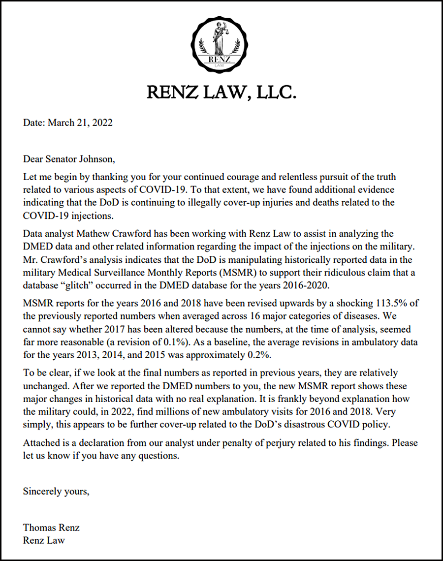 Renz Letter