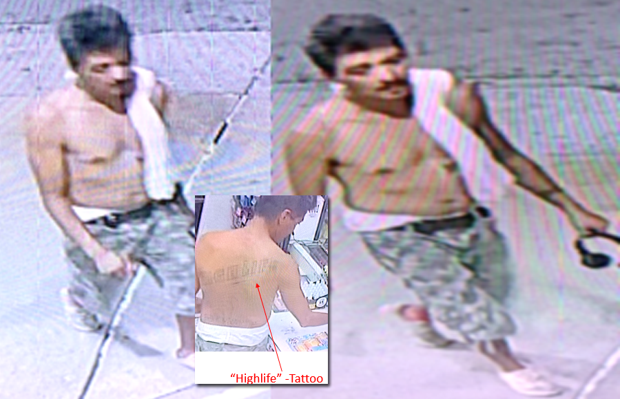 Anyone that can identify this suspect is urged to contact Crime Stoppers at 1-800-458-TIPS.