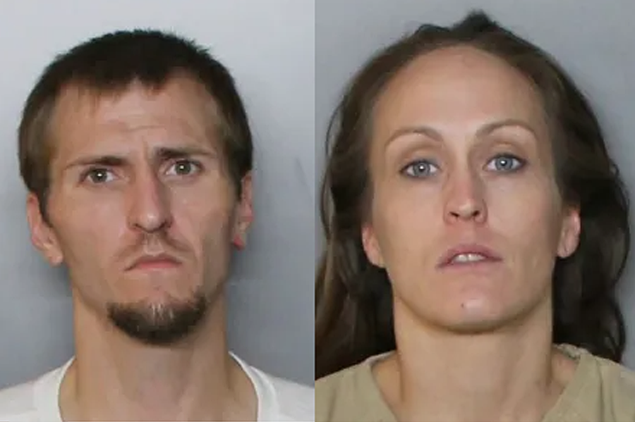 Michael Roebuck, 34, and Lauren Samocki, 36,were placed under arrest, and the Florida Department of Children and Families was notified to take custody of the child. Lauren was found to be on active felony probation as well from a previous, out-of-county offense. Both are being held at the Charlotte County Jail without bond.