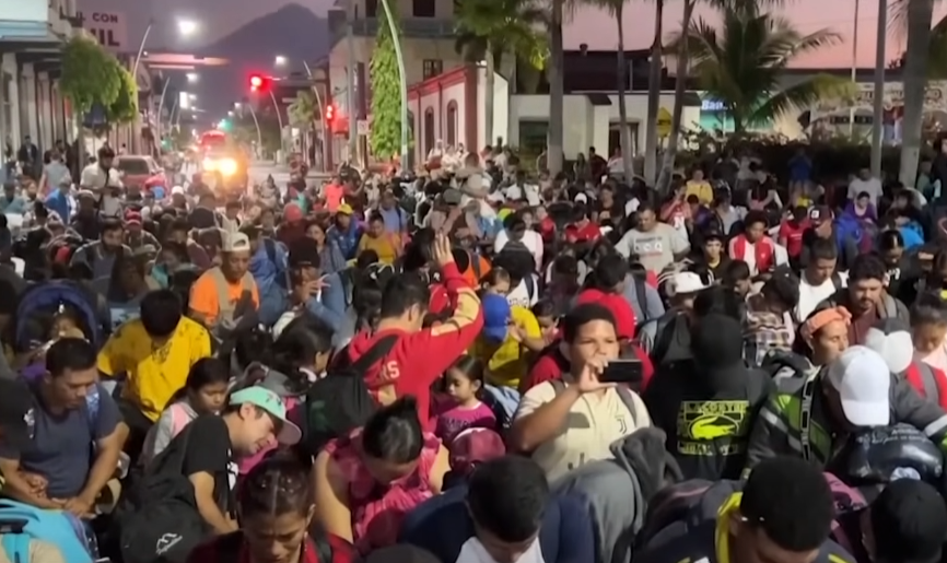 Migrant Group Progresses Towards US Southern Border Amid Blinken’s ...