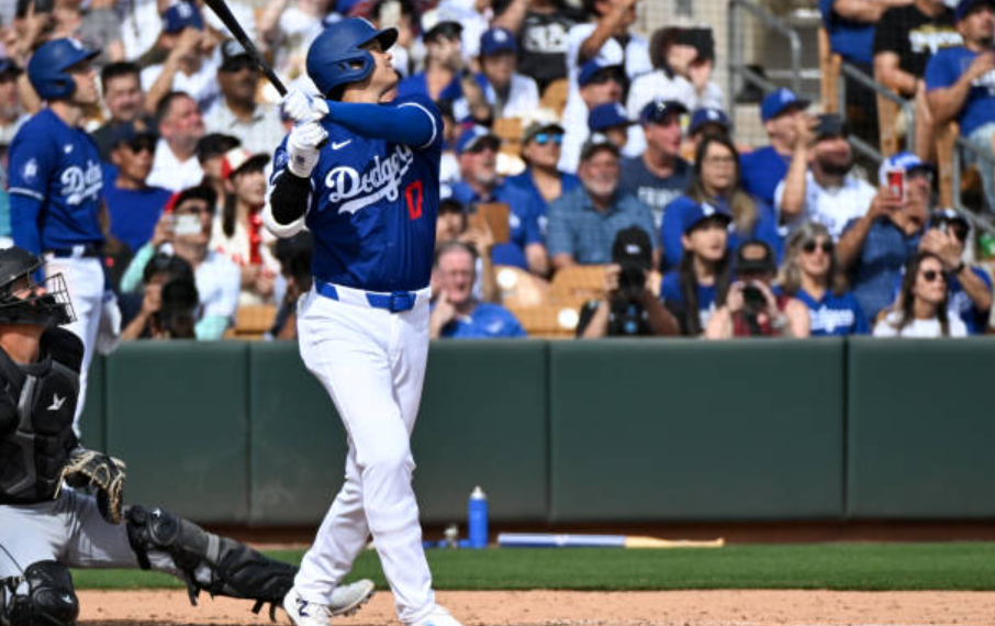 shohei-ohtani-makes-splash-in-dodgers-debut-with-spring-training-home-run