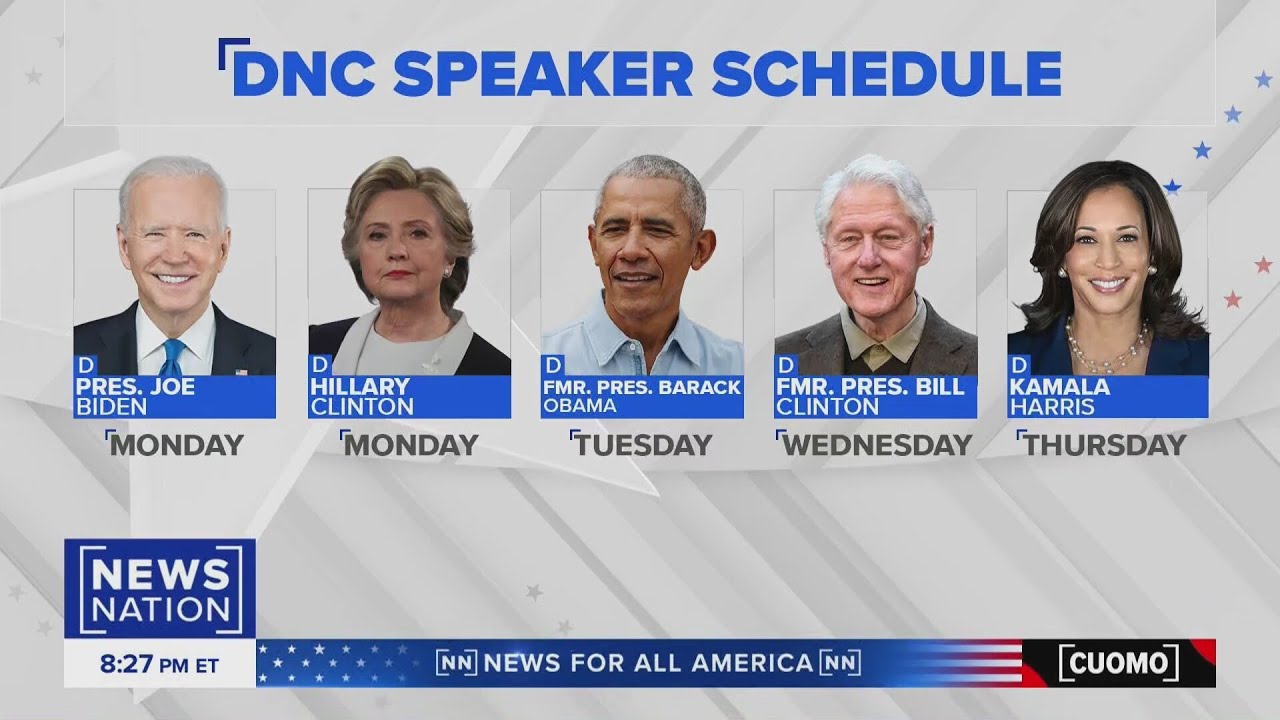 DNC Speaker Schedule 2024 A Lineup of Keynote Speakers and Highlights