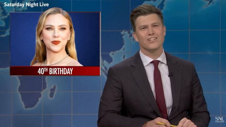 Scarlett Johansson Stuns Fans with Surprise SNL Cameo – Colin Jost's Hilarious Jokes About Her Age Leave Everyone Speechless