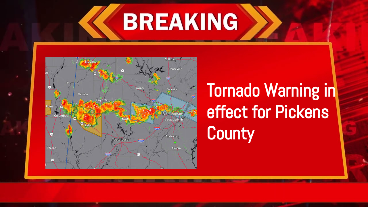 Tornado Warning in effect for Pickens County