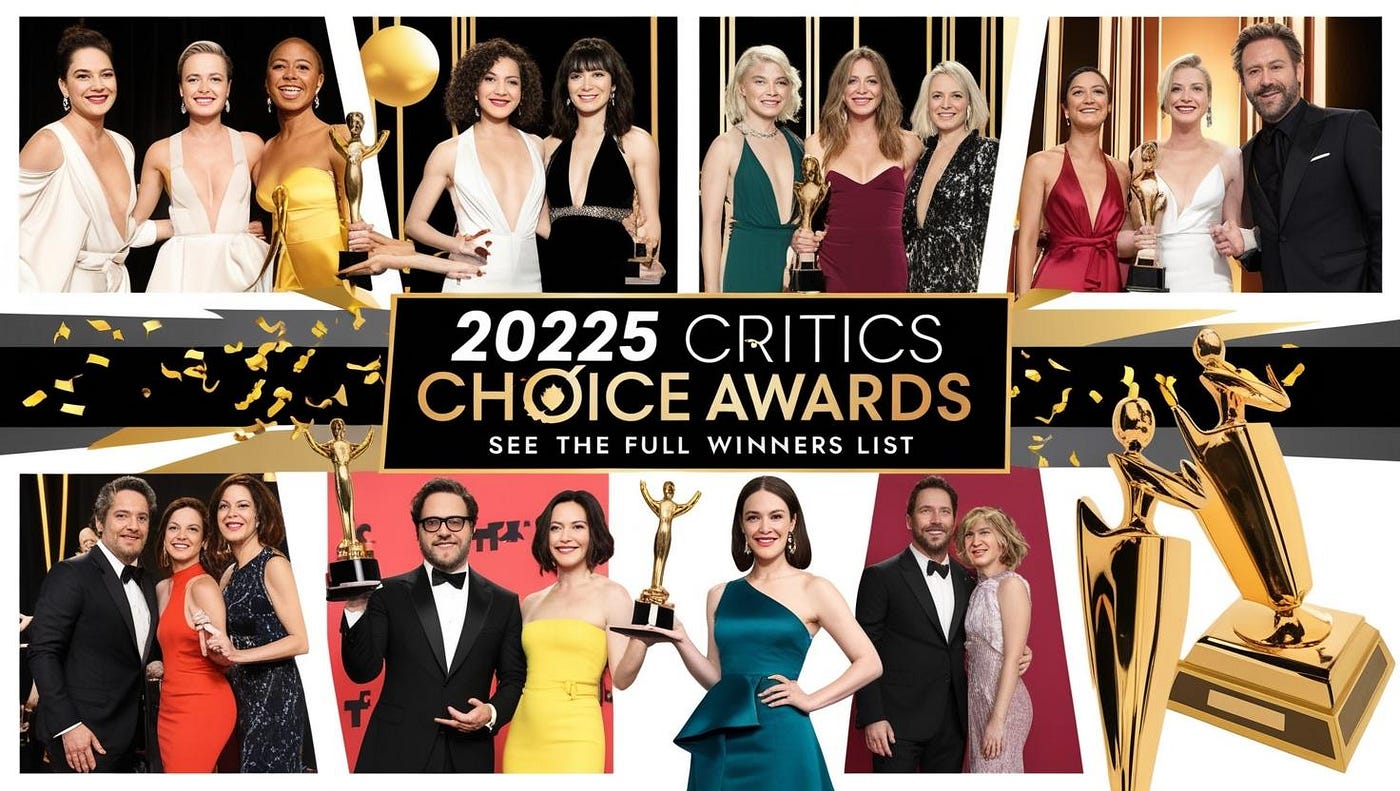 Celebrating Excellence: Critics Choice Awards 2025 Winners Announced!