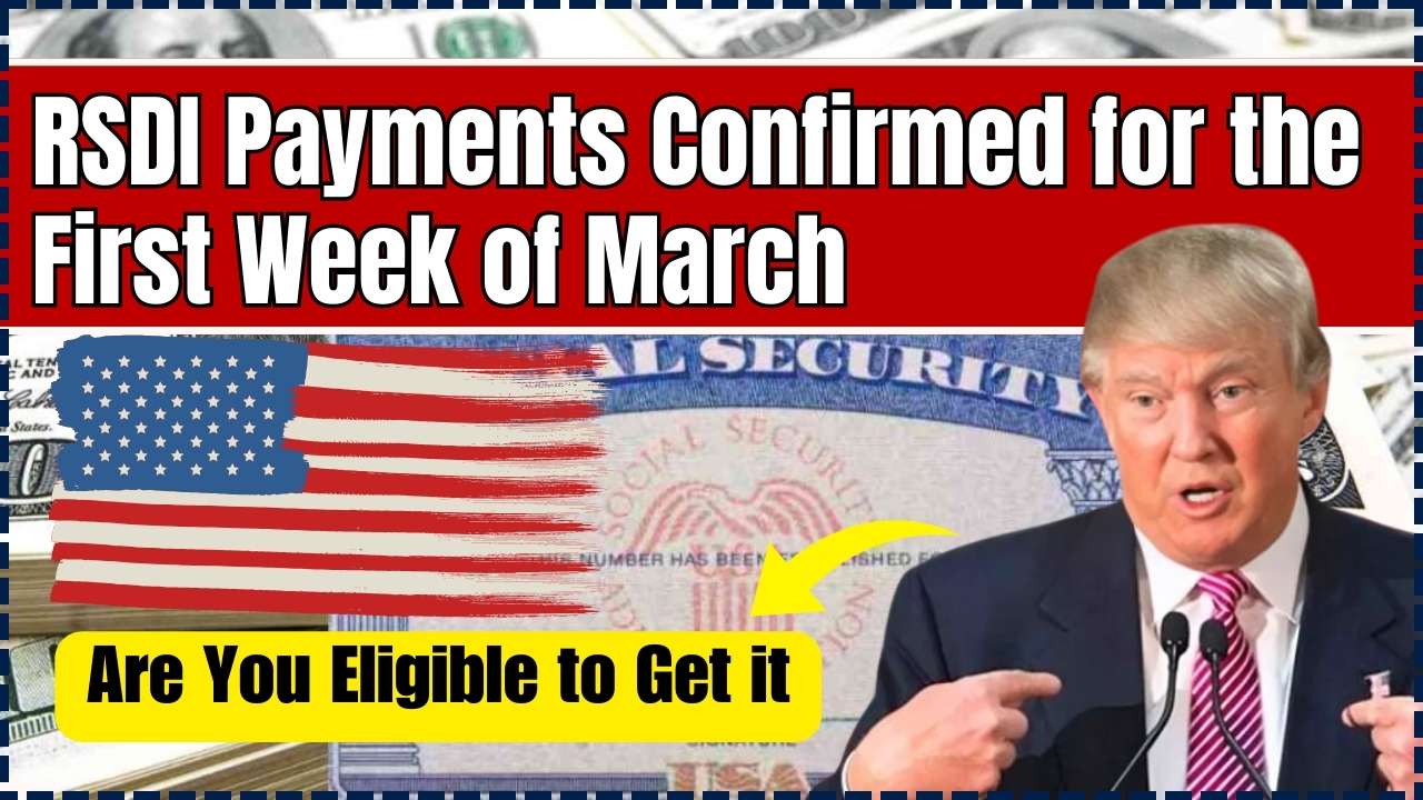 Social Security Deposits This Month: Check Your March RSDI Payment Date Now