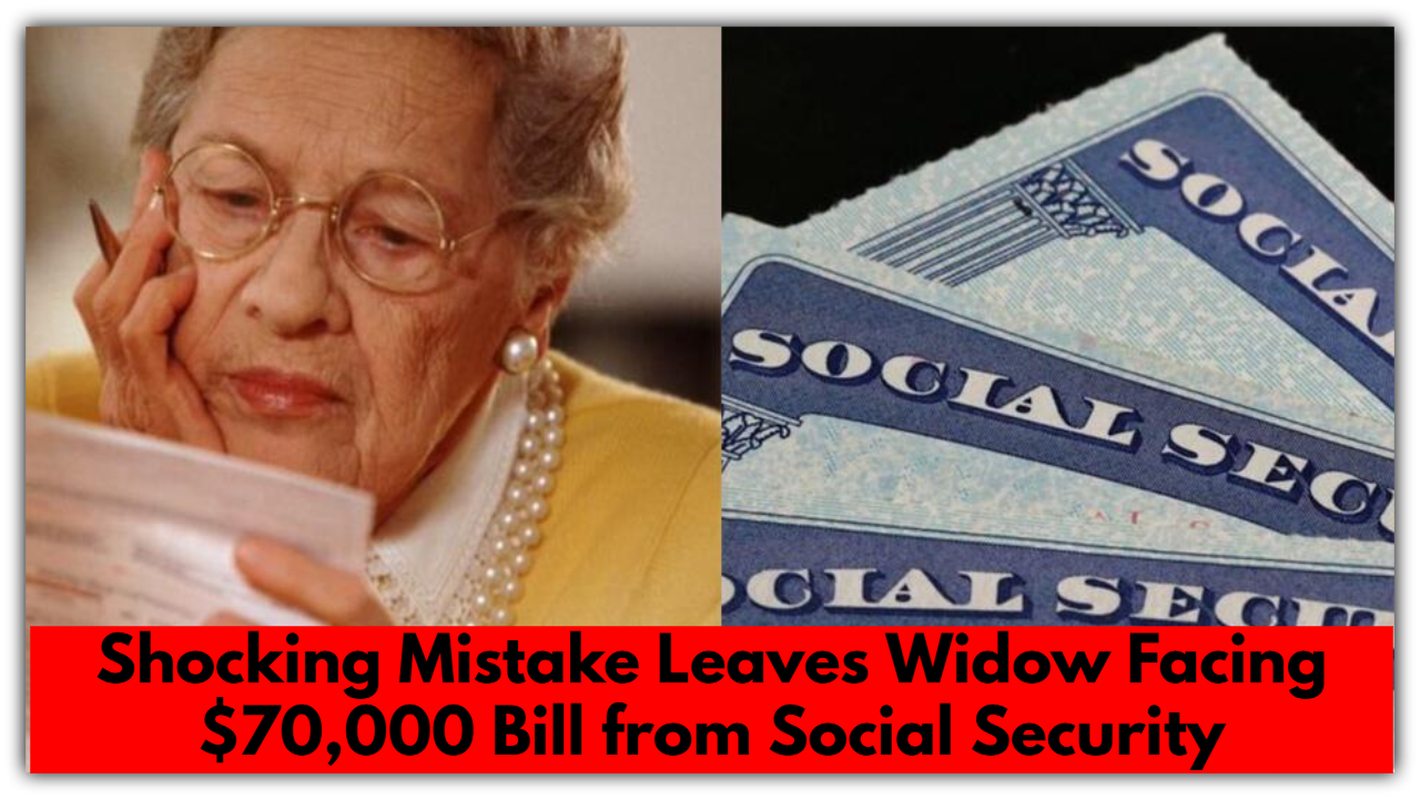 Shocking Mistake Leaves Widow Facing $70,000 Bill from Social Security