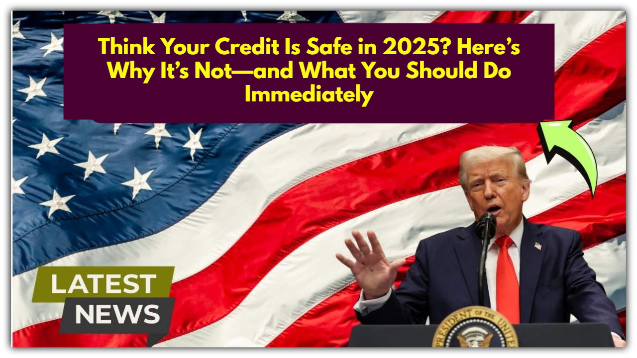 Think Your Credit Is Safe in 2025? Here’s Why It’s Not—and What You Should Do Immediately